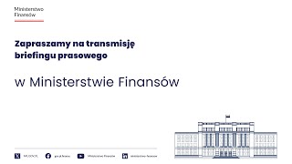 Briefing prasowy ministra finansów Andrzeja Domańskiego 19 stycznia 2024 r [upl. by Maryl]