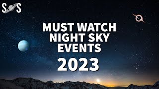 Astronomy Calendar 2023  Night Sky 2023  Secrets of Space [upl. by Studner]