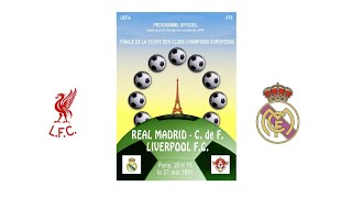 1981 UEFA European Cup Final Liverpool vs Real Madrid [upl. by Yelrahs851]