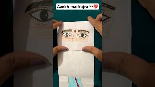 Aankh mai kajra 👀❤️ art drawing shortvideos shorts love song ytshorts viralvideo trending [upl. by Karl]