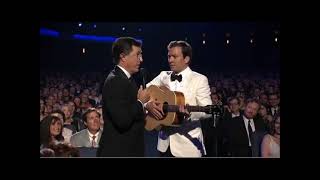 2010 Emmys Jimmy Fallon W Steven Colbert Genre Variety [upl. by Acquah318]