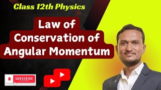 Law of Conservation of Angular Momentum l Rotational Dynamics l Class 12th HSC Physics [upl. by Olenolin]