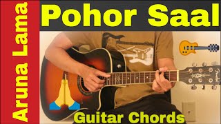 Pohor Saal  Guitar chords  lesson  Aruna Lama [upl. by Meean]