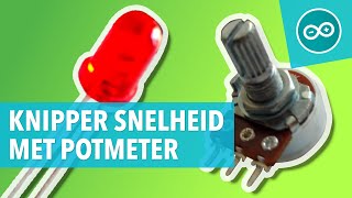 🇳🇱 REGEL KNIPPER SNELHEID VAN LED MET POTMETER  Arduino les 4 [upl. by Roee590]