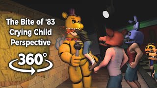 360° The Bite of 83  FNAF 4 Ending Animated Crying Child Perspective [upl. by Anecuza163]