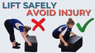 Manual Handling Safe Lifting Technique [upl. by Admana]