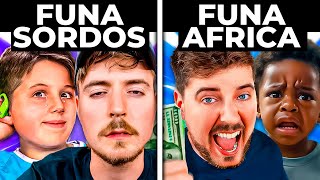 TOP 5 FUNAS RIDICULAS DE MR BEAST [upl. by Desdee]