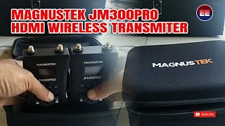 MAGNUSTEK JM300PRO HDMI WIRELESS  Hdmi extender transmiter Magnustek Pro [upl. by Che]