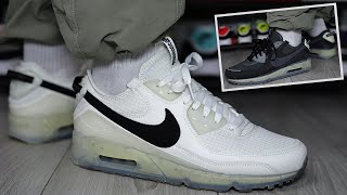 Nike Air Max Terrascape 90 Sail amp Black On Feet Review [upl. by Urien915]