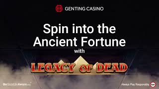 Legacy of Dead Gameplay  Genting Casino [upl. by Mohandis]