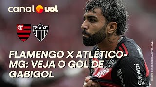 FLAMENGO X ATLÉTICOMG GABIGOL AMPLIA A VANTAGEM RUBRONEGRA NA FINAL DA COPA DO BRASIL [upl. by Nibuz]