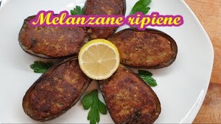 MELANZANE RIPIENE ricetta CALABRESE Mulingiani chini Pitticeddi calabresi [upl. by Annaehs920]