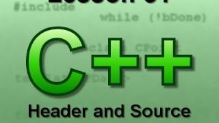 C Console Lesson 51 Header and Source Files [upl. by Todd]