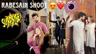 RABESAIN SHOOTING TOGETHER🤩❤️SURPRISE FOR FANS🔥 VLOG BY RABEECA KHAN [upl. by Leviram]