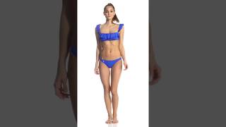 Polo Ralph Lauren Modern Solid Ruffle Underwire Bikini Top  SwimOutletcom [upl. by Eiduam]