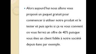 Vendezmoi ce produit Comment répondre à cette question et exemple de phrases fréquemment utilisées [upl. by Akeem850]