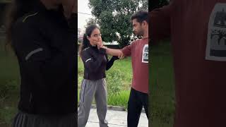 Selt defense tricks panic situations selfdefensetechniques martialarts selfdefensegirl [upl. by Aniuqaoj837]