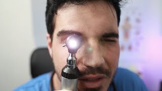 ASMR  Close up MEDICAL EXAM TRIGGERS Follow The Light Ear Cleaning Vitals [upl. by Eelarak]