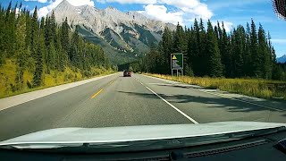 Canadian Rocky Mountains Scenic Drive to Banff AB from Kamloops BC Trans Canada Highway DashCam Tour [upl. by Claresta]