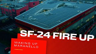 Waking up Maranello  SF24 Fire Up [upl. by Acirre]