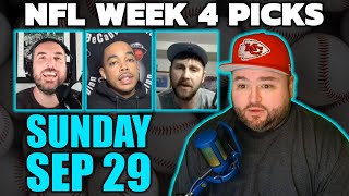 Live NFL Week 4 Bets With Kyle Kirms Sunday Picks September 29 [upl. by Maeve]