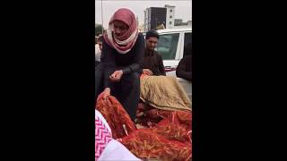 Locusts being sold at market after an Immense locust swarm invaded Saudi Arabia [upl. by Bink]