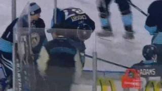 2011 Winter Classic  David Steckels Hit On Sidney Crosby [upl. by Kato]