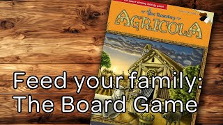 Agricola  Live 2 player boardgame playthrough [upl. by Brennen]