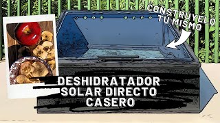 ¿Cómo hacer un deshidratador solar casero [upl. by Inaluahek]