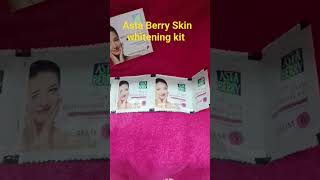 Asta Berry Skin whitening facial kit cosmetics beauty facial facialathome parlour astaberry [upl. by Tatia]