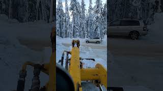 5 times a charm plowing in a guy Ive politely talked to many times Mountain top snow removal [upl. by Truk]