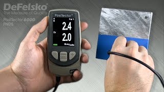 Duplex Coating Thickness Measurement—PosiTector 6000 FNDS [upl. by Godart]