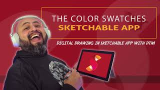 Using the Color Swatches in Sketchable App [upl. by Agon]