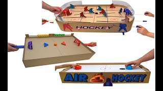 Top 3 best hockey games from cardboard board game [upl. by Epilif]