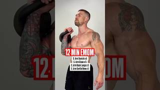 12 Minute EMOM  Full Body kettlebellworkouts [upl. by Mattheus793]