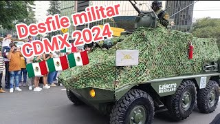 Desfile Militar México CDMX 2024 [upl. by Benedix946]