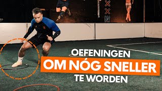 DOE DEZE OEFENINGEN OM SNELLER TE WORDEN  Voetbal training  Academy  Voetbalshop [upl. by Hume]