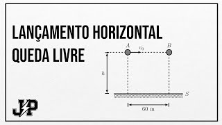 LANÇAMENTO HORIZONTAL  QUESTÃO RESOLVIDA 07 [upl. by Giliane]