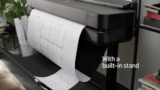 HP DesignJet T200T600 series Walkaround 15 sec [upl. by Scot]