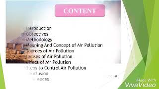 Air pollution PPT [upl. by Skelly]