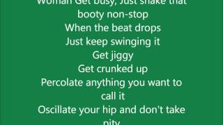 Sean Paul Get Busy Lyrics [upl. by Yraillih]