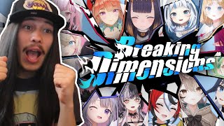 【MV】Breaking Dimensions【hololive English Original Song】REACTION [upl. by Wehrle]