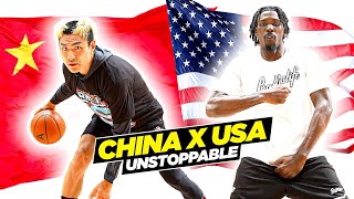 BEST Streetballer From China amp USA Team UP amp Form UNSTOPPABLE 2v2 Duo [upl. by Adanar]