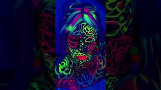 GlowintheDark Magic Creative Look Using JCat Beauty’s ColorScope Water Activate FX Palette [upl. by Mak893]