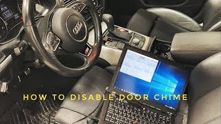 How to Disable Open Door Chime in VCDS on Audi A6 C7 [upl. by Yxor]