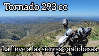 Honda Tornado XR 250 Cerro Linderos Champaquí El Durazno Cascadas de San Miguel de los Ríos Yacanto [upl. by Cecilius]