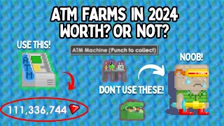 Are ATMs worth in 2024 GROWTOPIA  BEST PROFIT  LAZY PROFIT [upl. by Eijneb308]