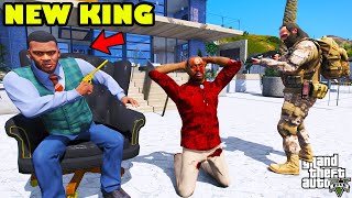 Franklin Finally Become The NEW KING of Los Santos In GTA 5  SHINCHAN and CHOP [upl. by Marlene]