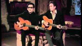 Roy Orbison amp Johnny Cash quotOh Pretty Womanquot Live on The Johnny Cash Show 1969 [upl. by Nivlam]