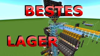 DIESES LAGER KANN ALLES  Das BESTE Lager in Minecraft Bedrock 20 Stunden Arbeit [upl. by Atteval]